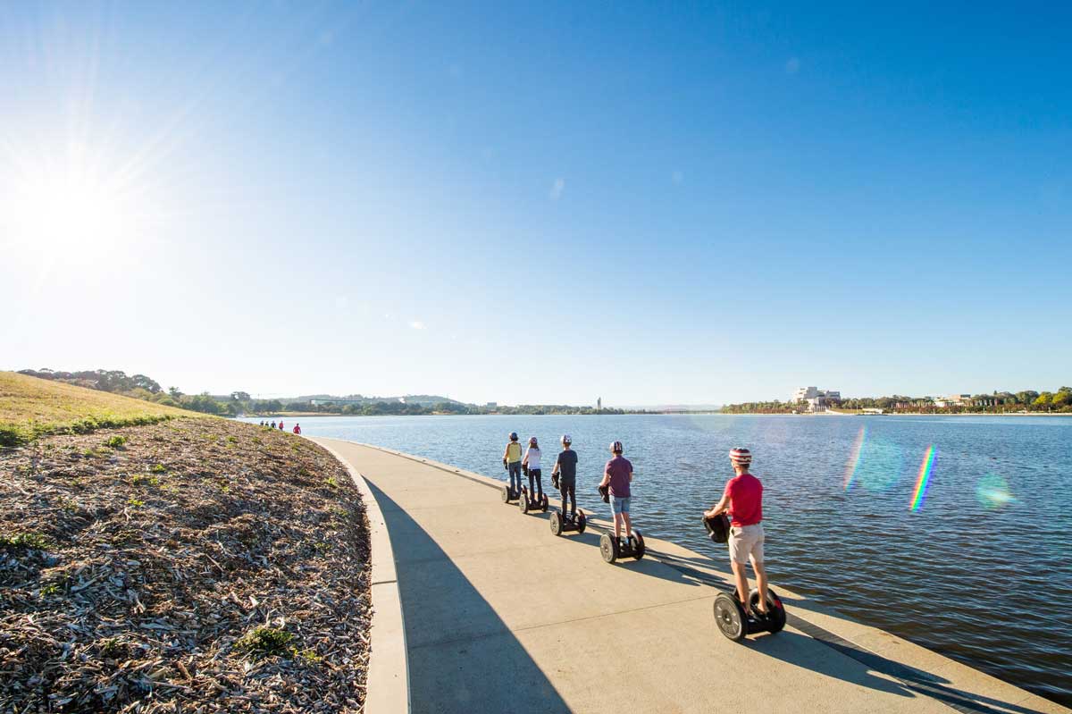 Canberra Segway tours around Lake Burley Griffin | Glide Ride