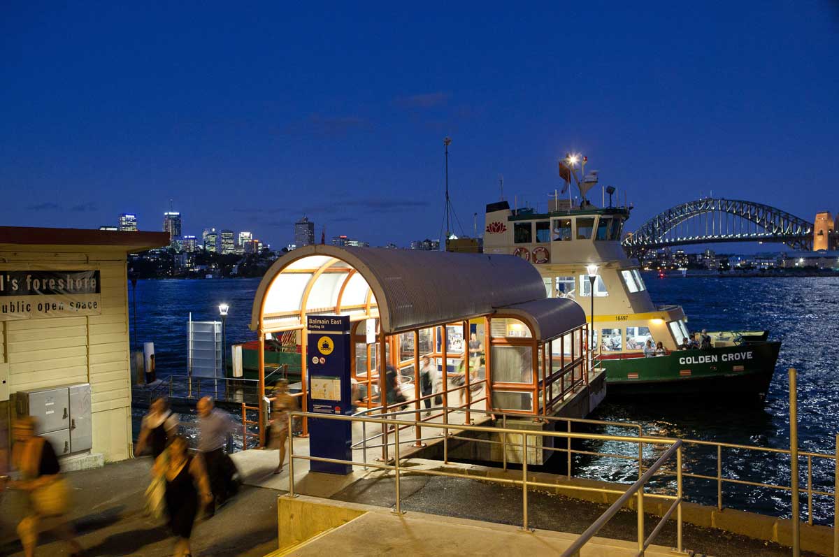 Balmain east to discount darling harbour ferry timetable